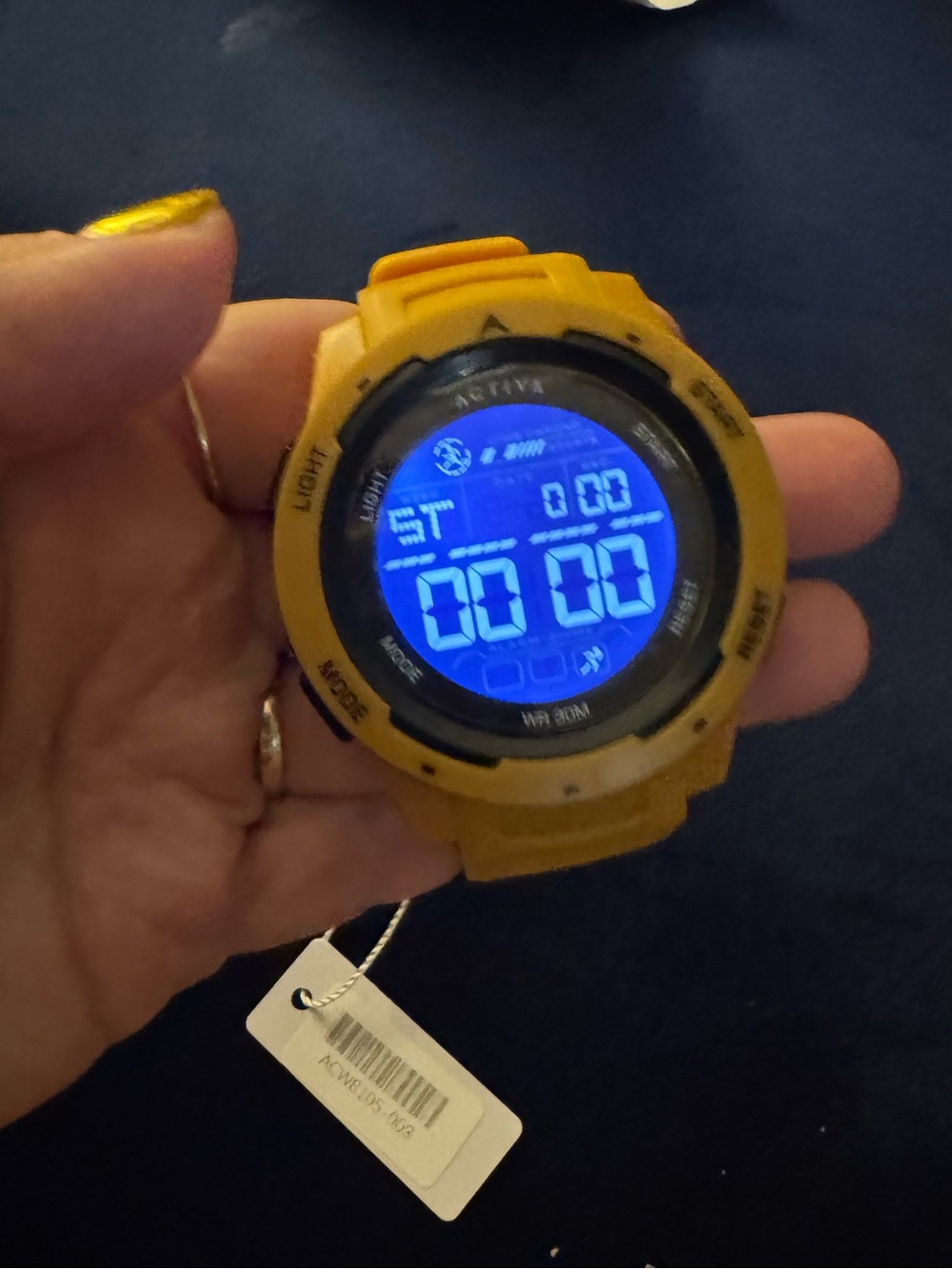 NEW in box Activa Ranger X Terrain by Invicta Yellow Digital Watch ACW8105-003
